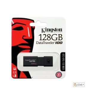 Memoria Flash USB Kingston DataTraveler 100 G3, 128GB, USB 3.0,