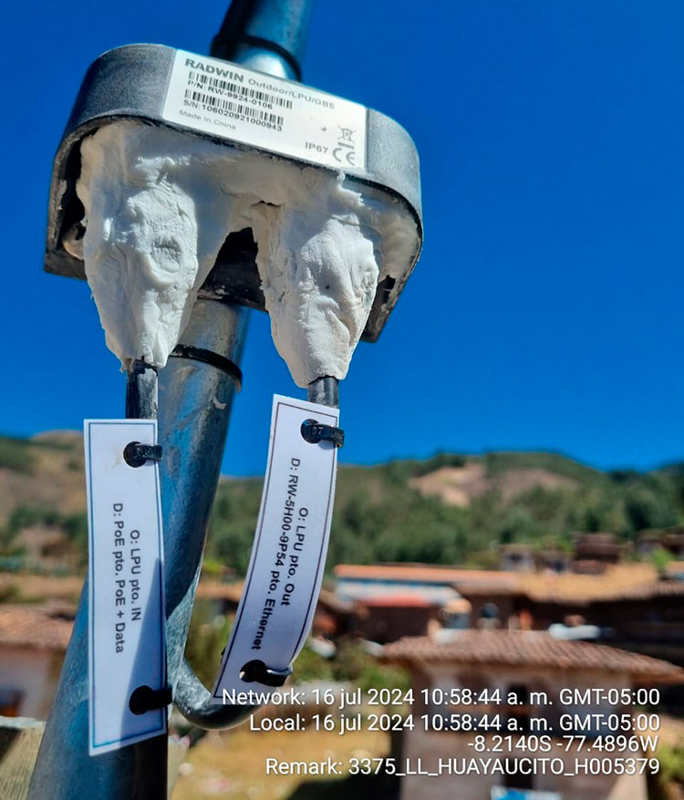PROYECTO HUAYCITO PARARRAYOS Y POZO A TIERRA